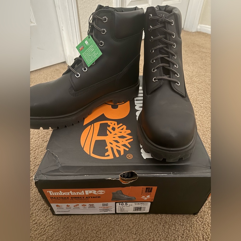 Timberlands Pro Direct Attach 10.5 Black